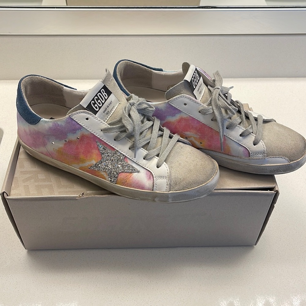 Rare Tie-Dye Golden Goose Sneakers